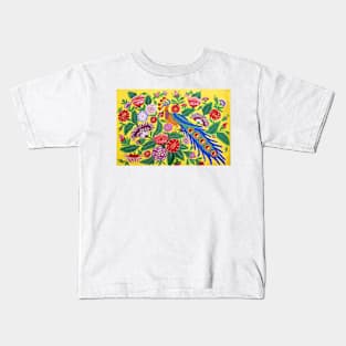 Maria Prymachenko Bird Art Print Птах Ukrainian Folk Art Kids T-Shirt